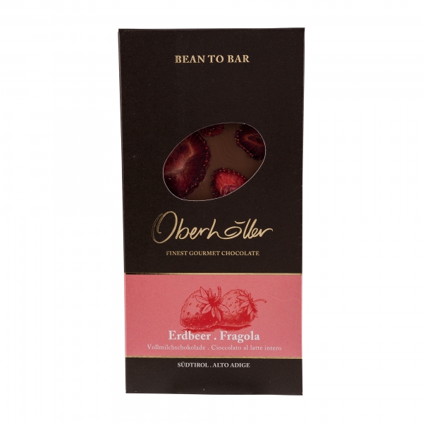 Oberhöller | Vollmilch Schokolade Erdbeeren